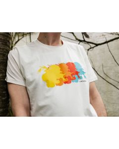 Chouffe T-shirt voor mannen 'Marcel's Spectrum' - Wit