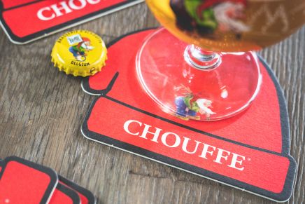 CHOUFFE Beer Coasters 'Hat'